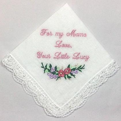 Wedding Handkerchief -vintage Inspired-..